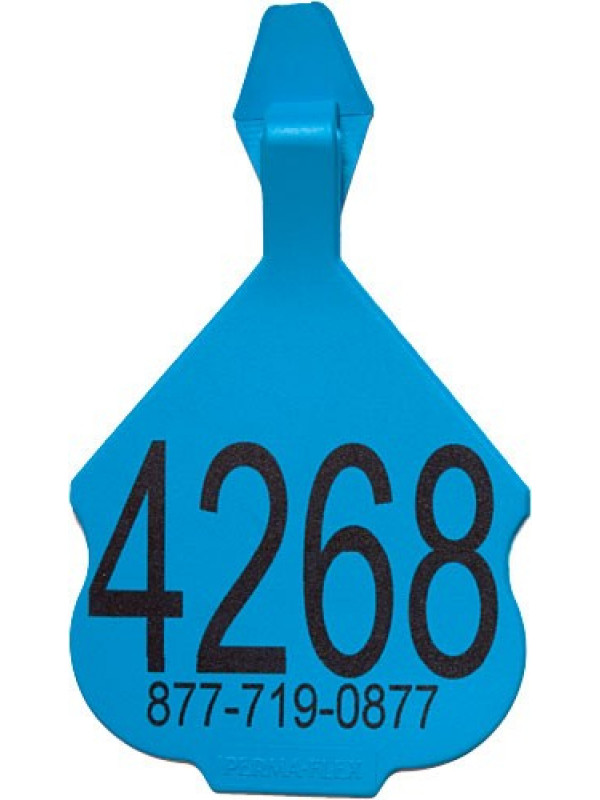 Perma-Flex 1-Piece Feedlot Ear Tag - Custom Example
