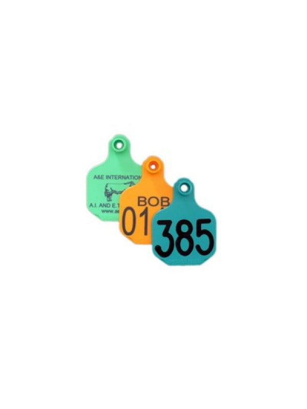 Perma-Flex Medium Cattle Ear Tag - Custom Examples