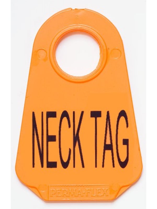Perma-Flex Neck Tag Custom